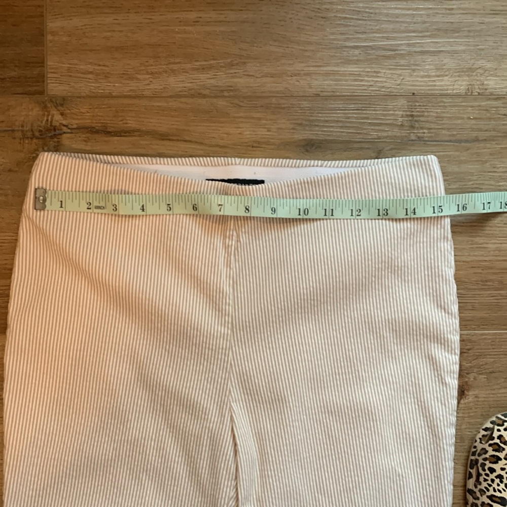 Counterparts white & tan pinned striped dressy parts size medium - Picture 2 of 10